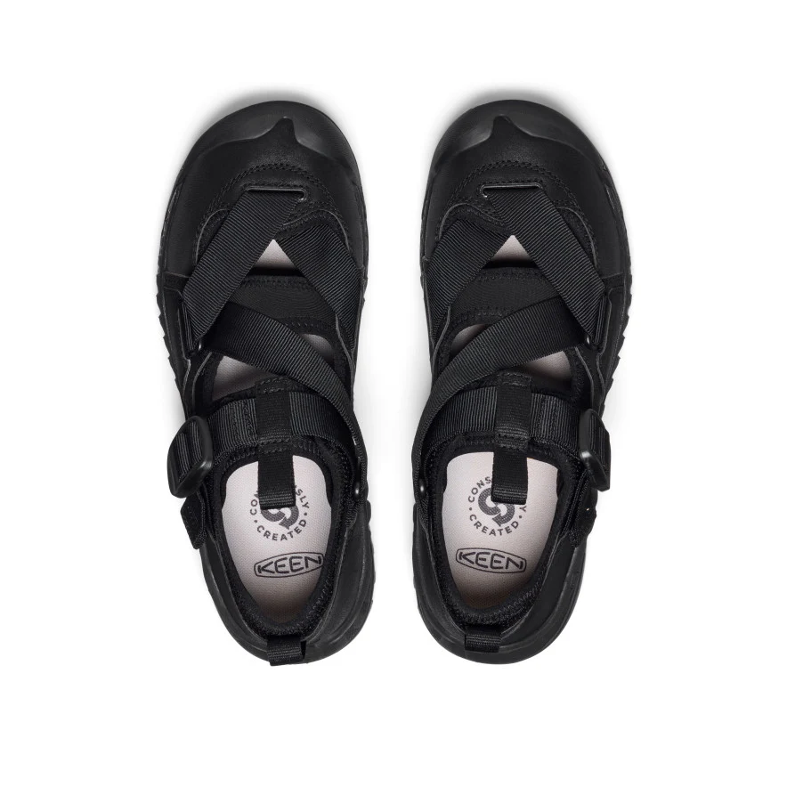 All Gender Hoodzerra Sandal  |  Black/Black - Image 4