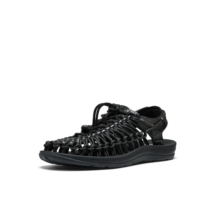 All Gender UNEEK Leather Sneaker  |  Perseid Black - Image 3
