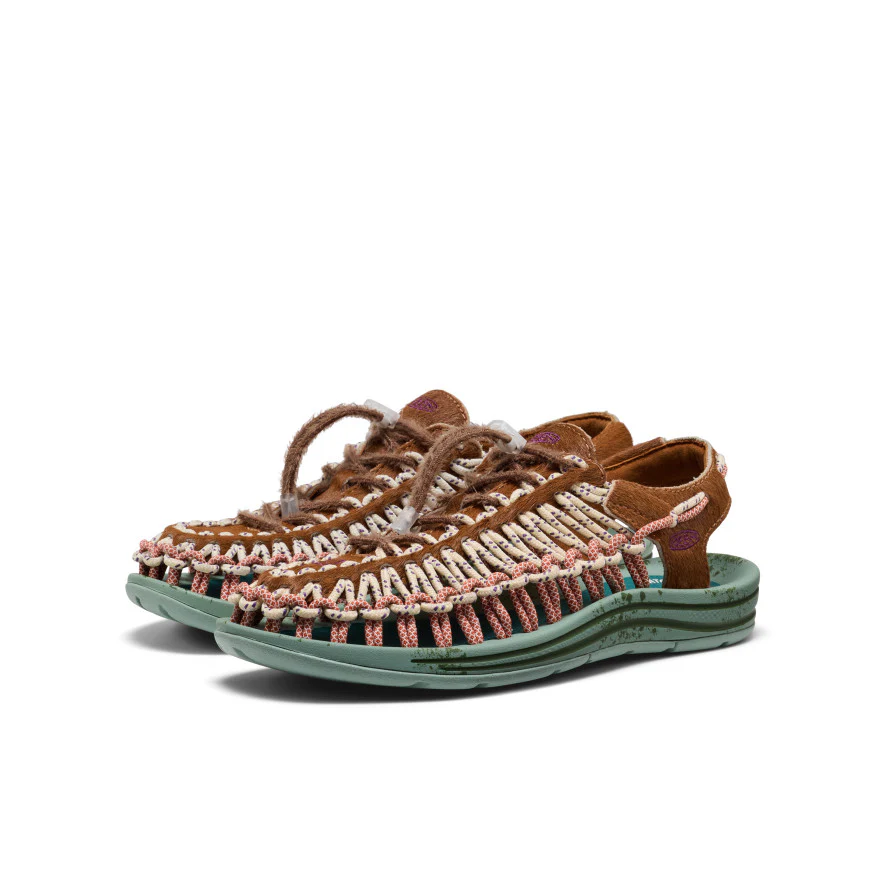 All Gender UNEEK Leather Sneaker  |  Terrain Roasted Pecan - Image 2