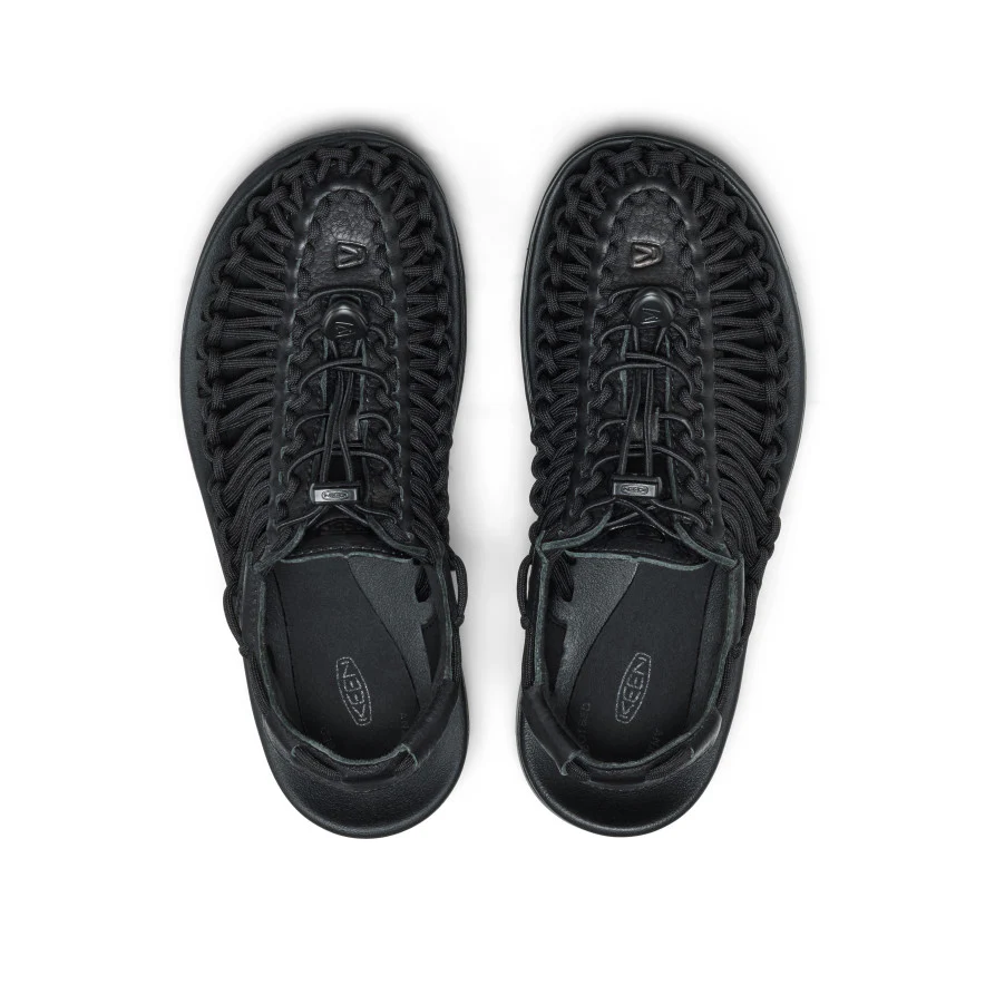 All Gender UNEEK PLT Sneaker  |  Black Smooth Lea - Image 4