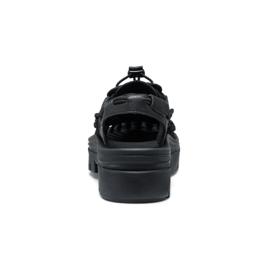 All Gender UNEEK PLT Sneaker  |  Black Smooth Lea - Image 5