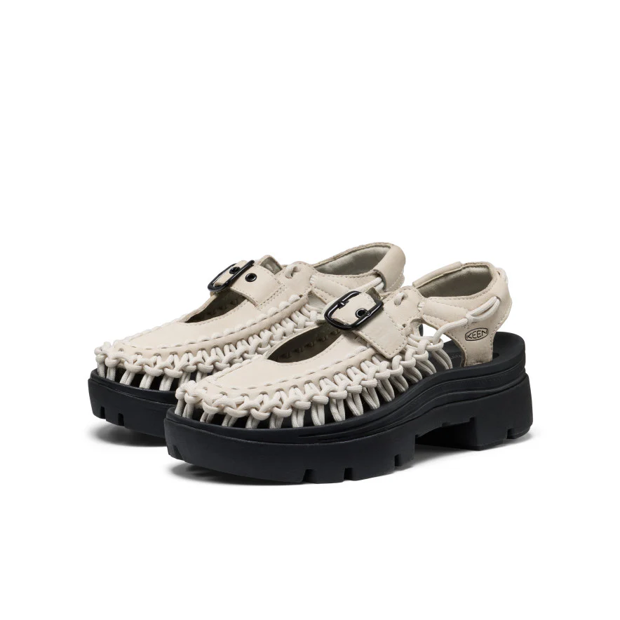 All Gender UNEEK PLT Mary Jane Sneaker  |  Birch Smooth Lea - Image 2