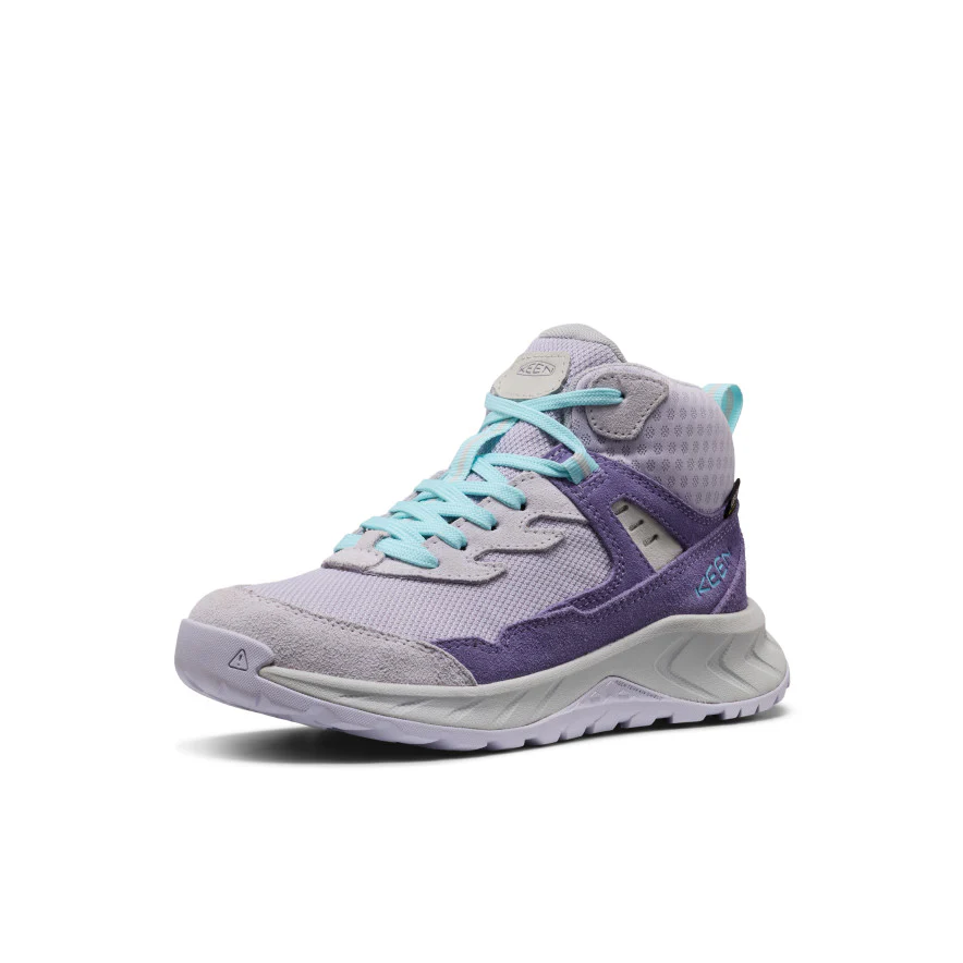 Big Kids' Hightrail Waterproof Hiking Boot  |  Purple Haze/Thistle - Image 3