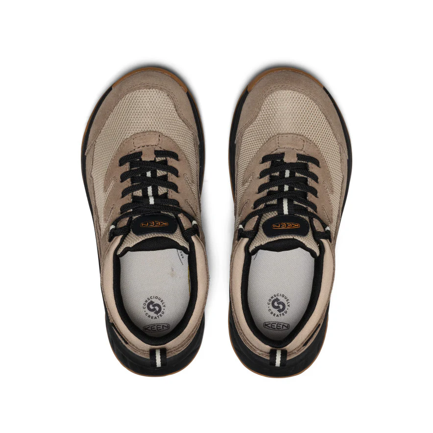 Big Kids' Hightrail Waterproof Hiking Shoe  |  Brindle/Oak Buff - Image 4