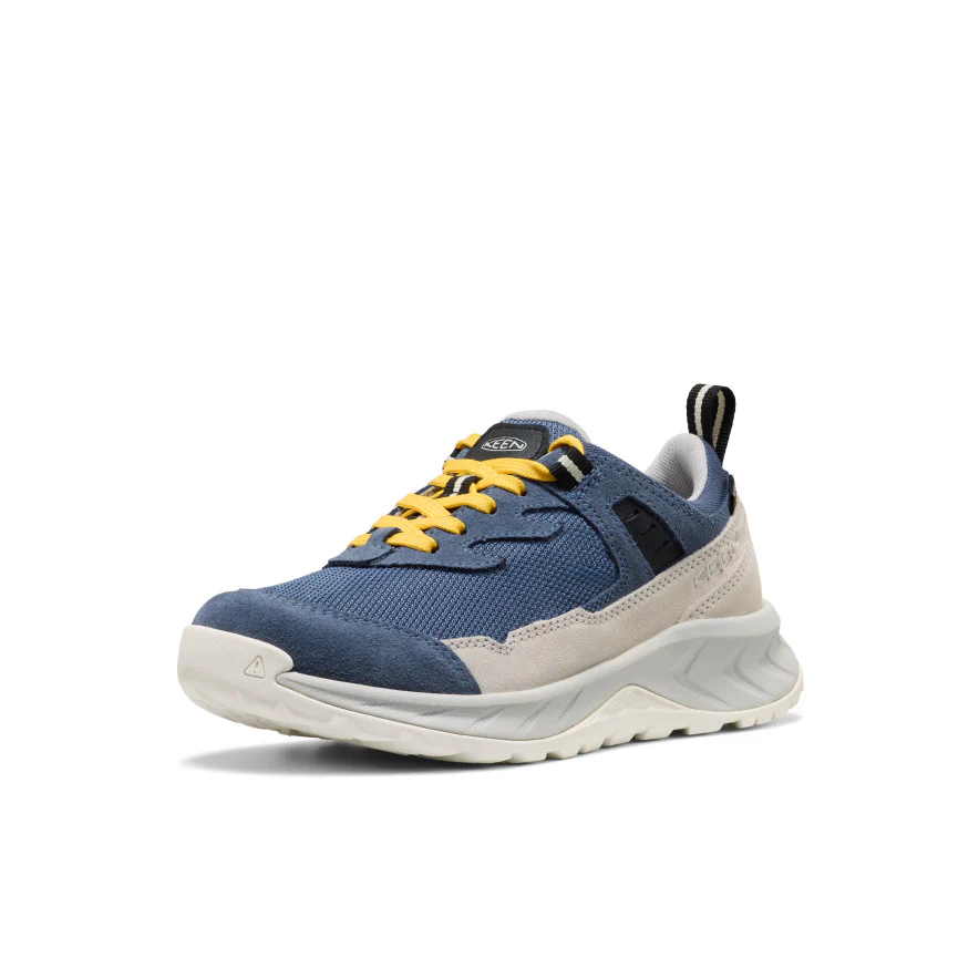 Big Kids' Hightrail Waterproof Hiking Shoe  |  Vintage Indigo/Alloy - Image 3