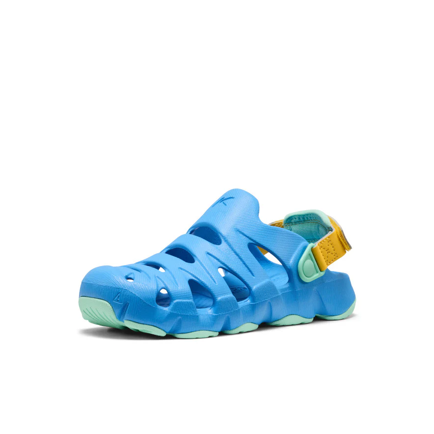 Big Kids' HyperFLT Clog  |  Azure Blue/Daffodil - Image 3