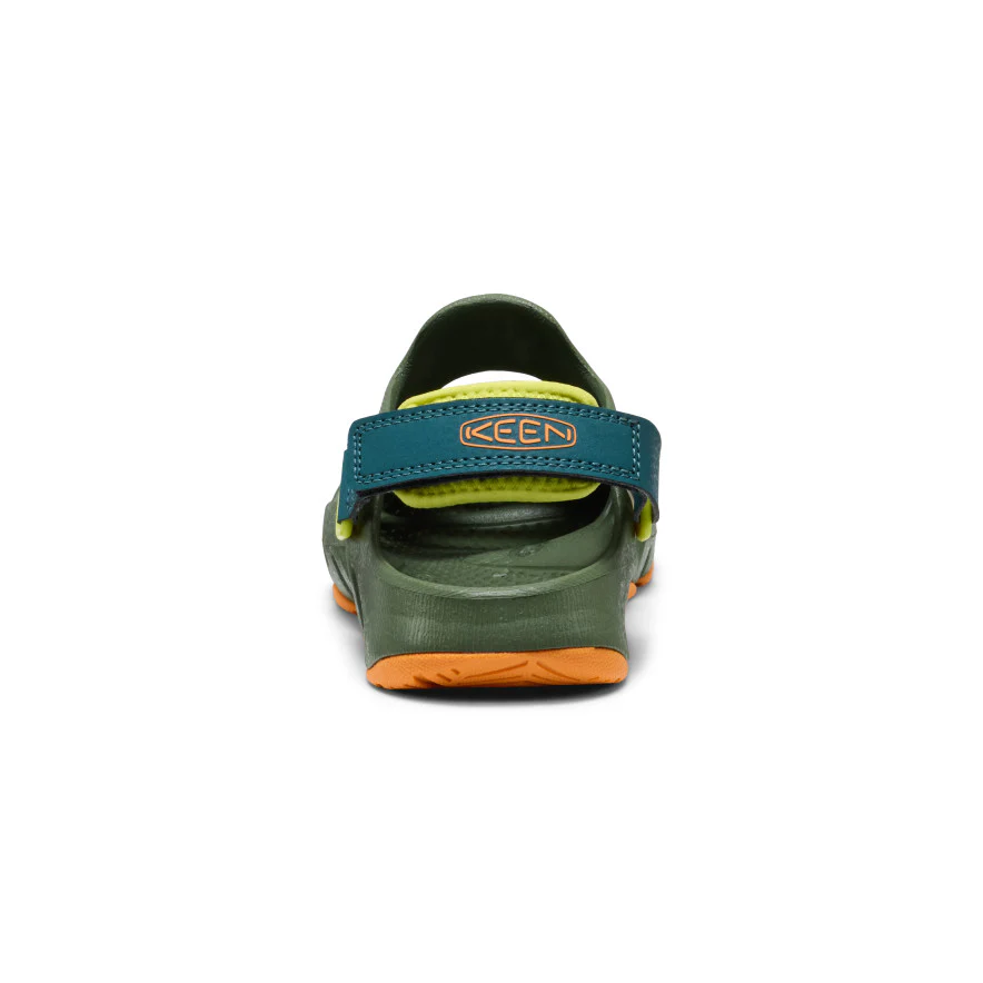 Big Kids' HyperFLT Clog  |  Bronze Green/Orange Peel - Image 5