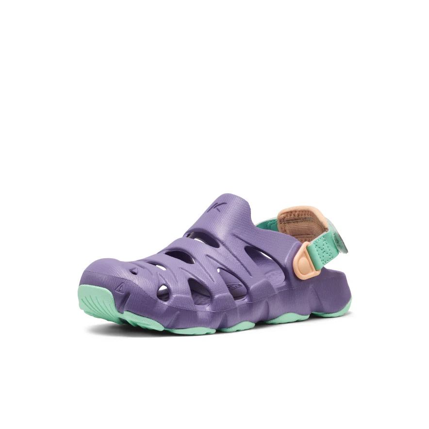 Big Kids' HyperFLT Clog  |  Purple Haze/Peach Fuzz - Image 3