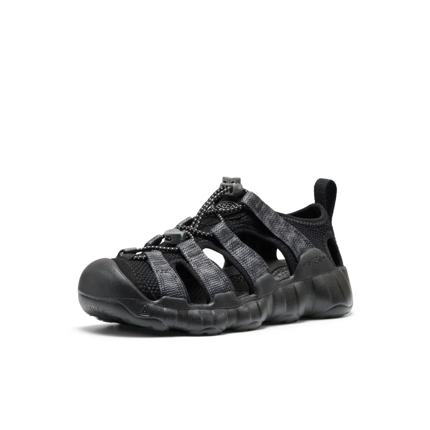 Big Kids' Hyperport H2 Sandal  |  Black/Steel Grey - Image 3