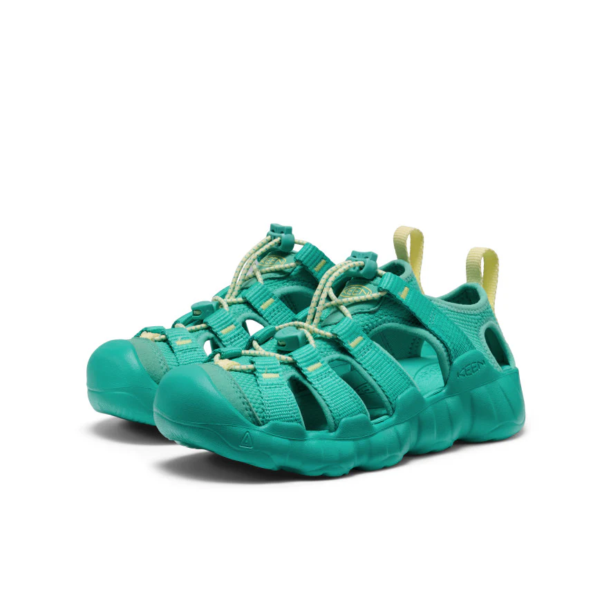 Big Kids' Hyperport H2 Sandal  |  Bright Aqua/Wax Yellow - Image 2