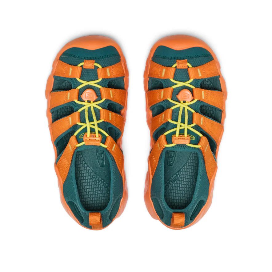 Big Kids' Hyperport H2 Sandal  |  Mediterranea/Orange Peel - Image 4