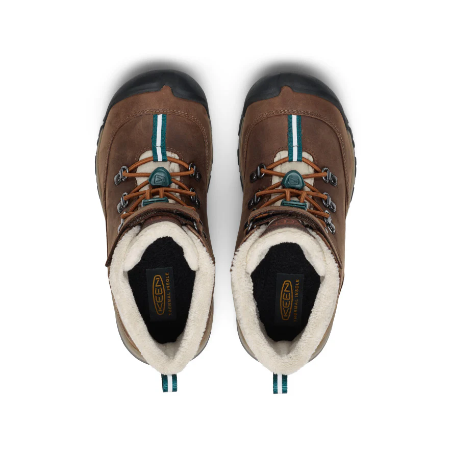 Big Kids' Kanibou Waterproof Winter Boot  |  Dark Earth/Roasted Pecan - Image 4