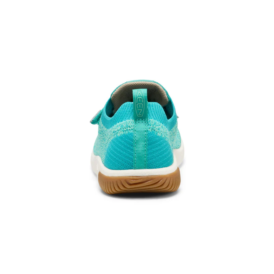 Big Kids' KNX Knit Double Strap  |  Bright Aqua/Cabbage - Image 5