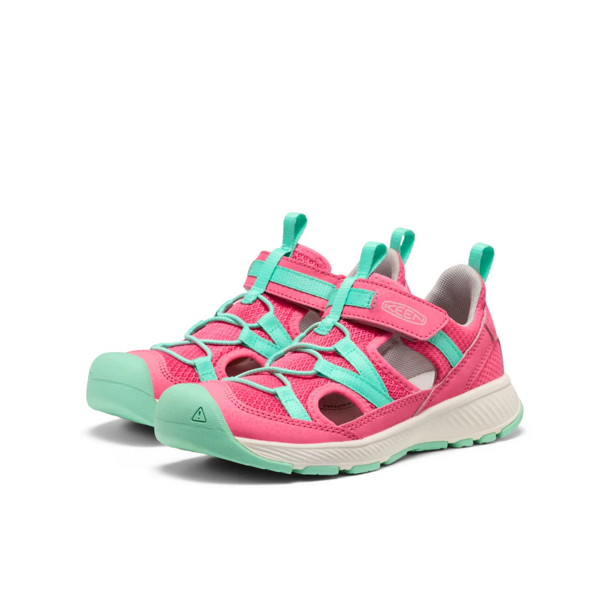 Big Kids' Motozoa Sandal  |  Pink Lemonade/Cabbage - Image 2