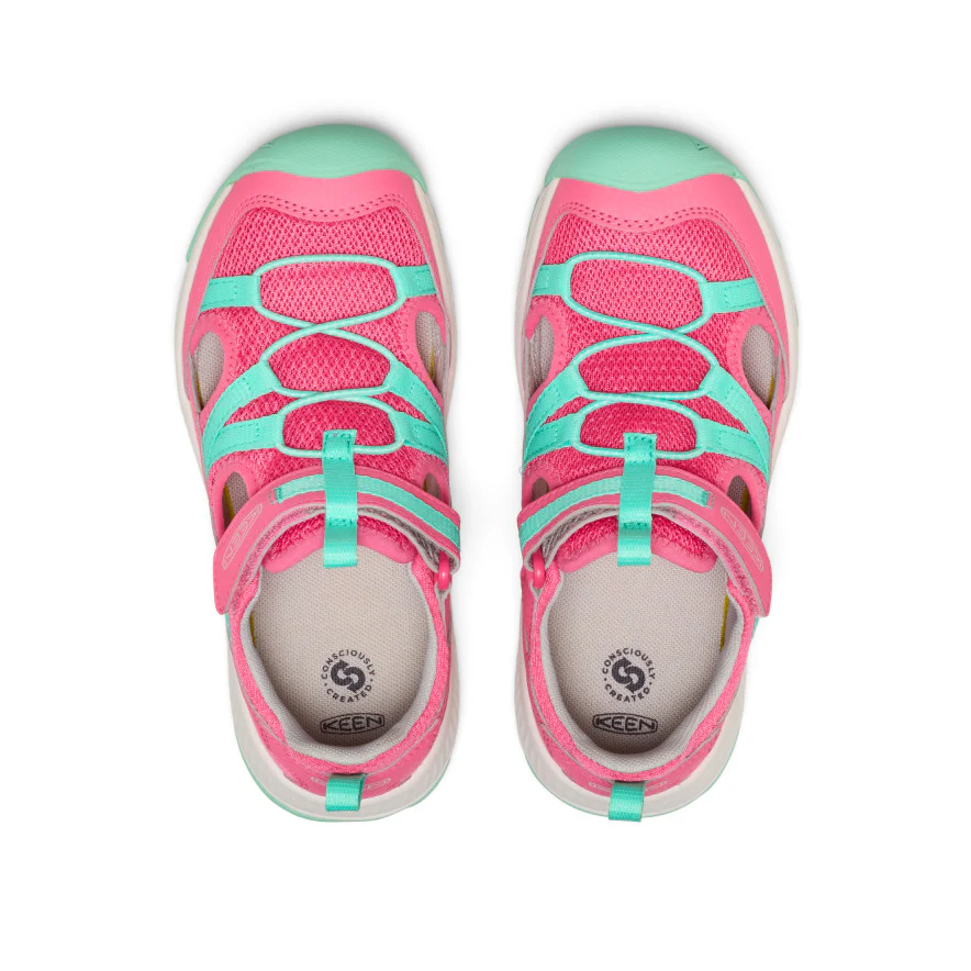 Big Kids' Motozoa Sandal  |  Pink Lemonade/Cabbage - Image 4