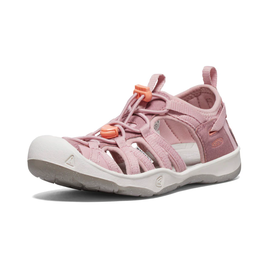 Big Kids' Moxie Sandal | Nostalgia Rose/Papaya Punch - Image 3