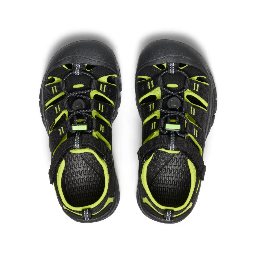 Big Kids' Newport H2  |  Black/Lime Green - Image 4