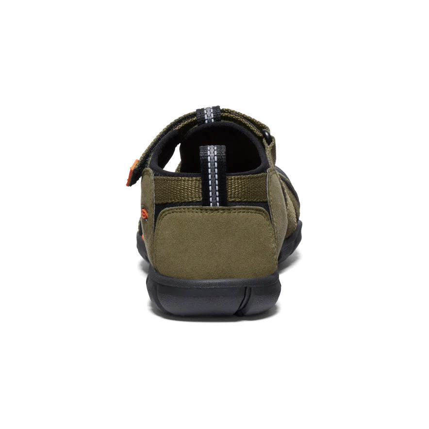 Big Kids' Seacamp II CNX  |  Dark Olive/Gold Flame - Image 5