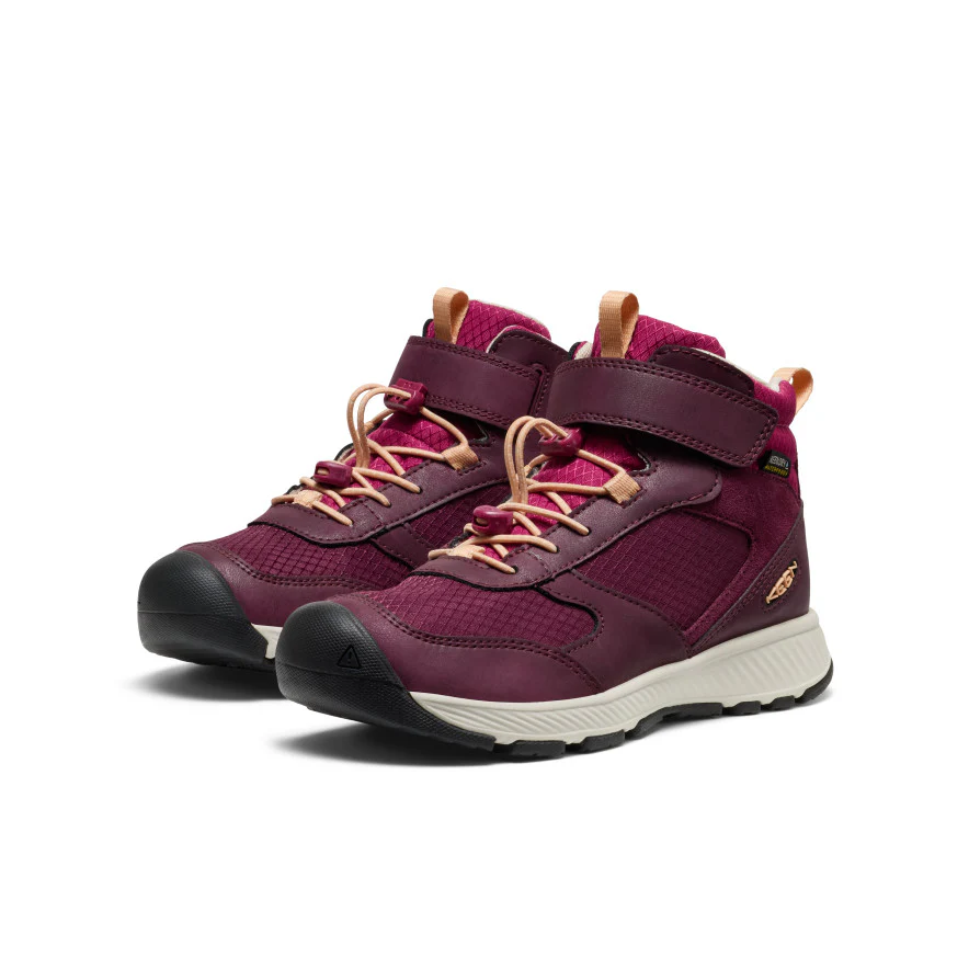 Big Kids' Skua Waterproof Boot  |  Fig/Peach Fuzz - Image 2