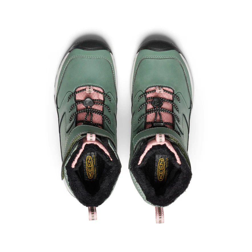 Big Kids' Skua Waterproof Winter Boot  |  Dark Forest/Rose Elegance - Image 4