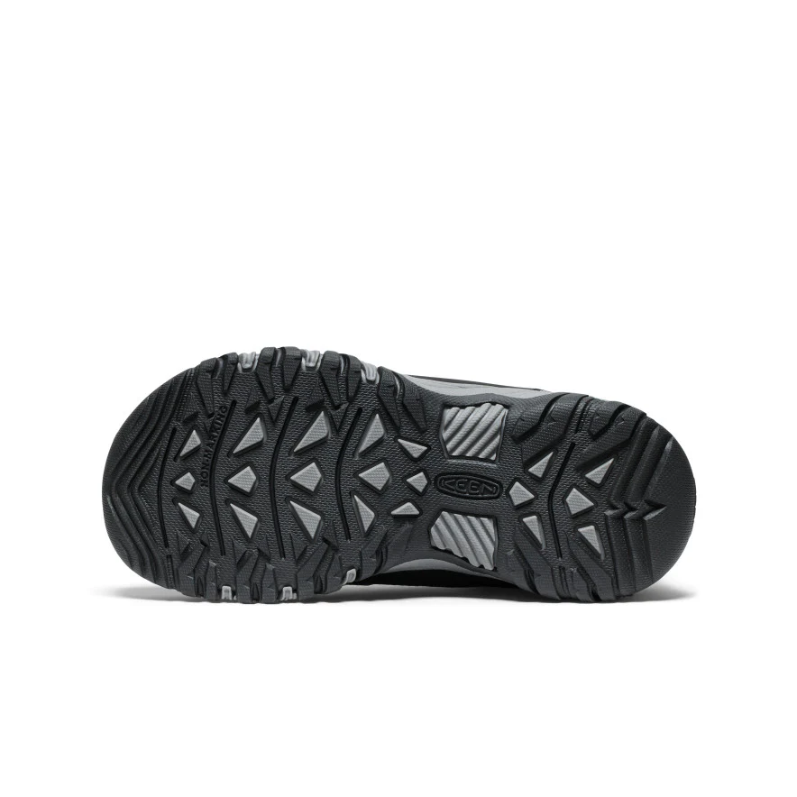 Big Kids' Targhee IV Waterproof Hiking Shoe  |  Black/Steel Grey - Image 6