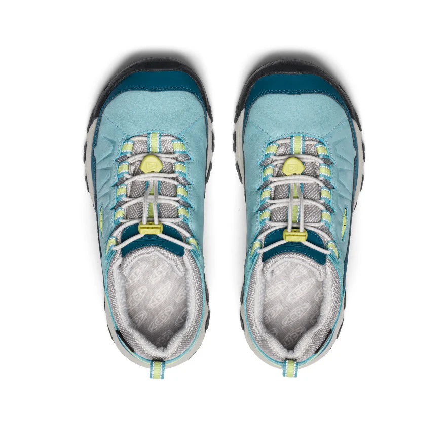 Big Kids' Targhee IV Waterproof Hiking Shoe | Reef Waters/Daiquiri Green - Image 4