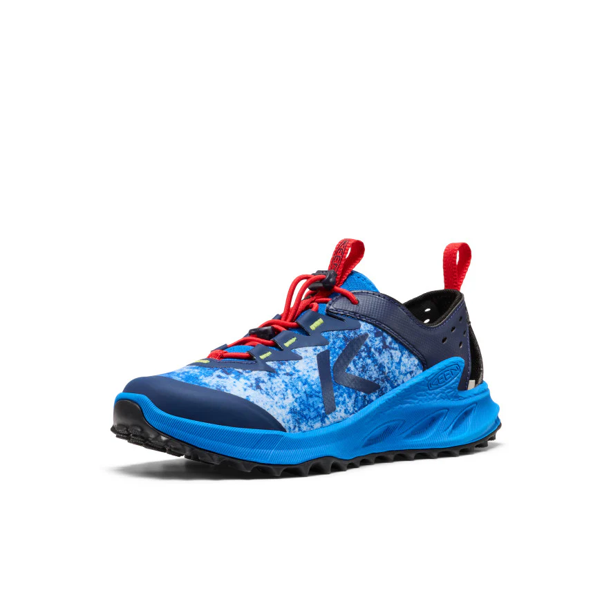 Big Kids' Zionic ADV Sandal  |  Precious Blue/Racing Red - Image 3