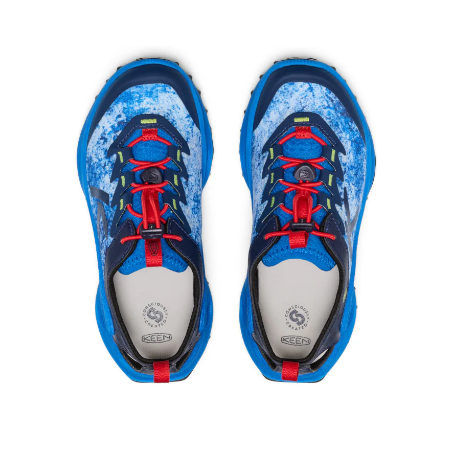 Big Kids' Zionic ADV Sandal  |  Precious Blue/Racing Red - Image 4