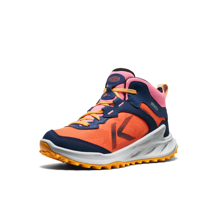 Big Kids' Zionic Waterproof Boot | Naval Academy/Nasturtium - Image 3