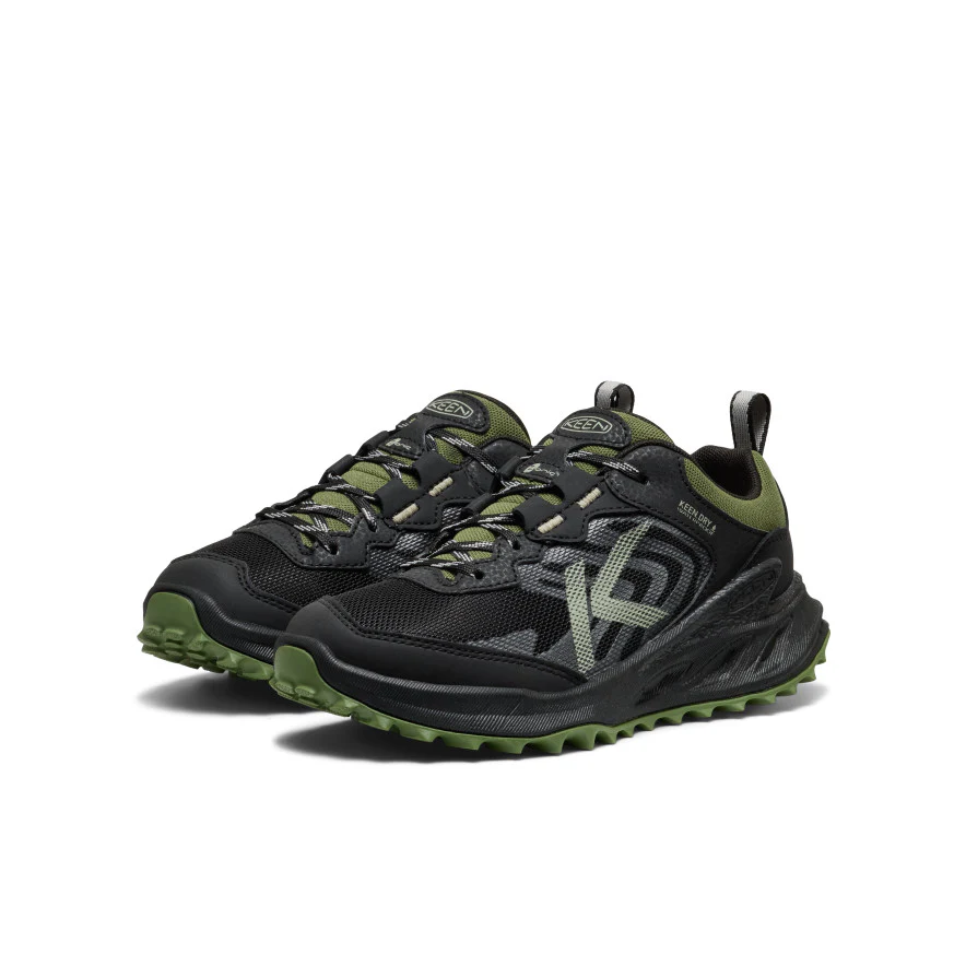 Big Kids' Zionic Waterproof Shoe  |  Black/Bronze Green - Image 2