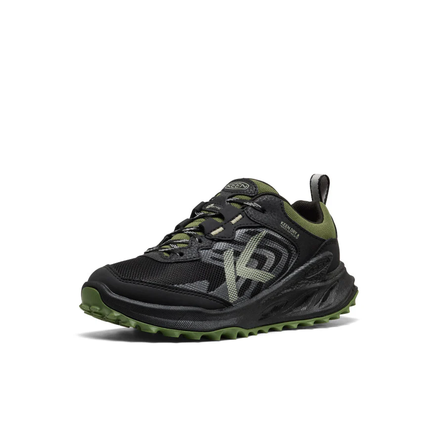 Big Kids' Zionic Waterproof Shoe  |  Black/Bronze Green - Image 3