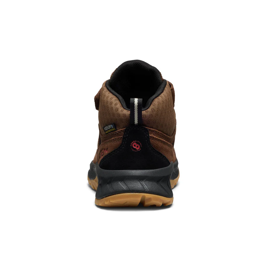 Little Kids' Hightrail Waterproof Hiking Boot  |  Dark Earth/Garnet - Image 5