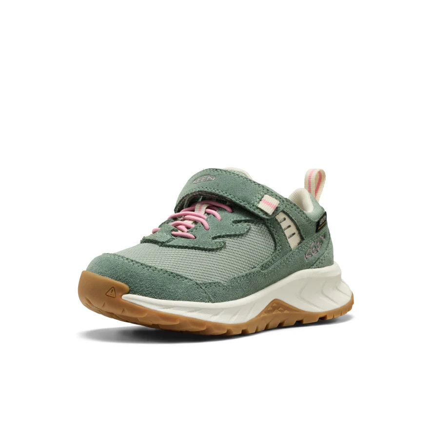 Little Kids' Hightrail Waterproof Hiking Shoe  |  Lily Pad/Cashmere Rose - Image 3