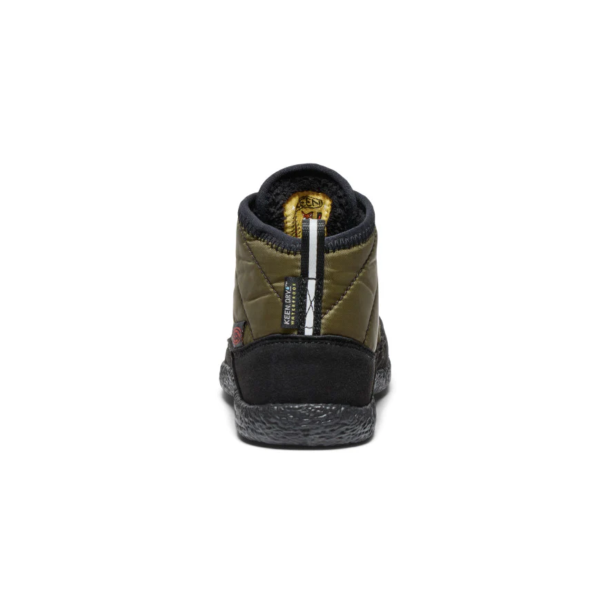 Little Kids' Howser II Waterproof Chukka | Dark Olive/Gold Flame - Image 5