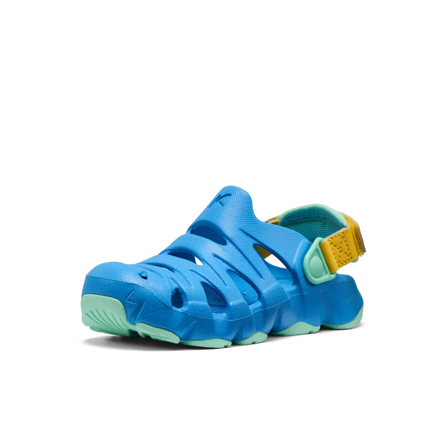 Little Kids' HyperFLT Clog  |  Azure Blue/Daffodil - Image 3