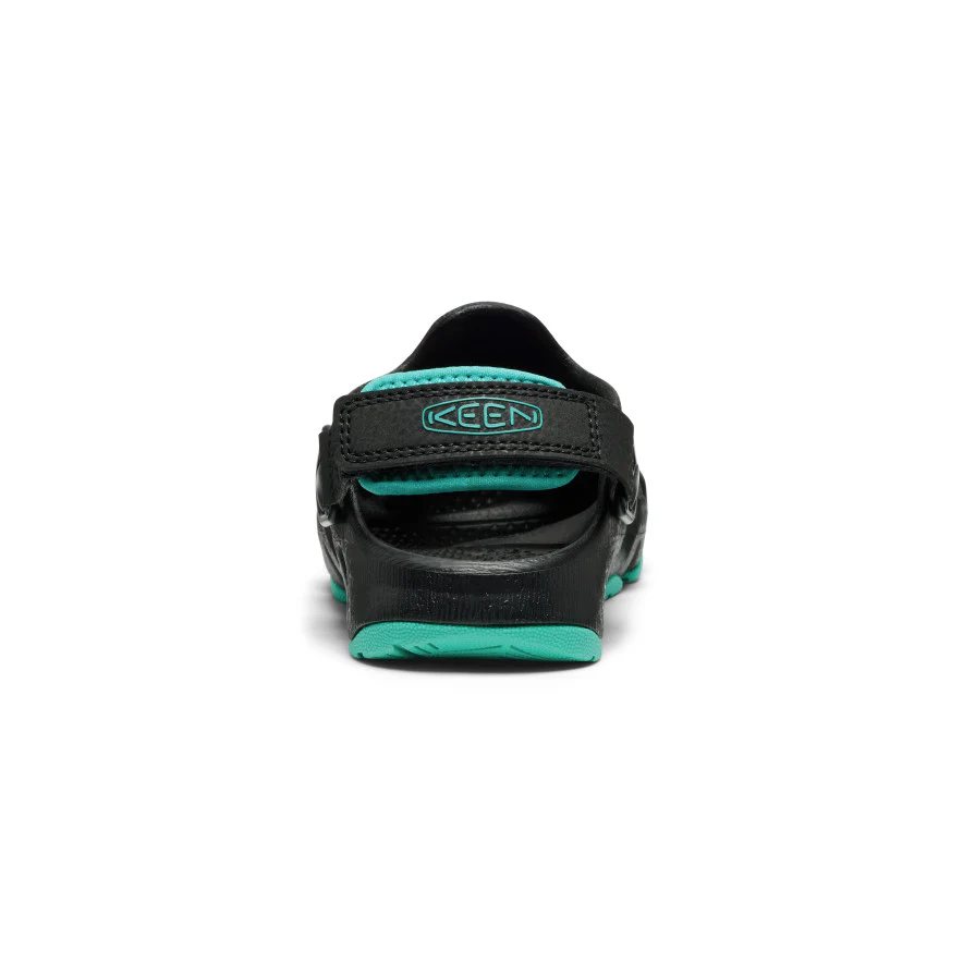 Little Kids' HyperFLT Clog  |  Black/Bright Aqua - Image 5