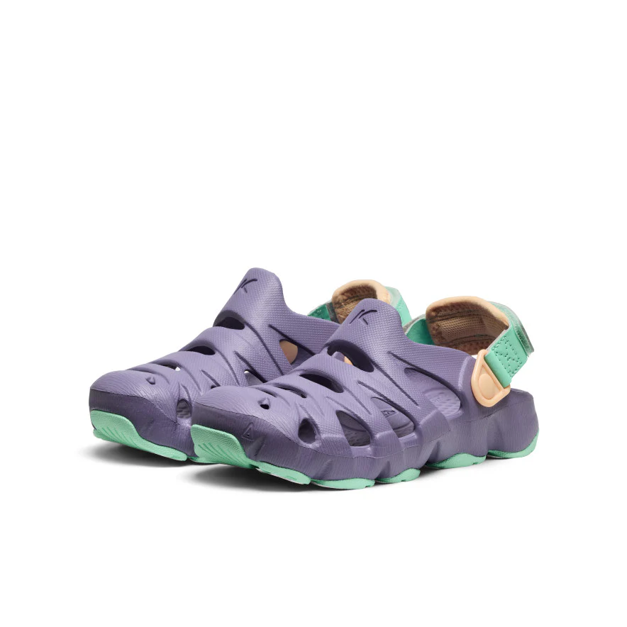 Little Kids' HyperFLT Clog  |  Purple Haze/Peach Fuzz - Image 2