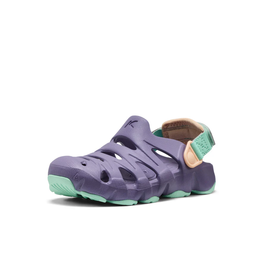 Little Kids' HyperFLT Clog  |  Purple Haze/Peach Fuzz - Image 3