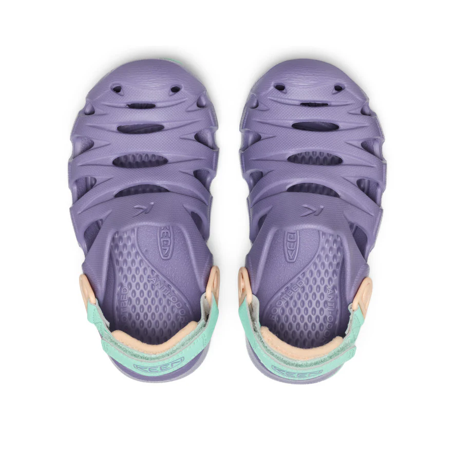 Little Kids' HyperFLT Clog  |  Purple Haze/Peach Fuzz - Image 4