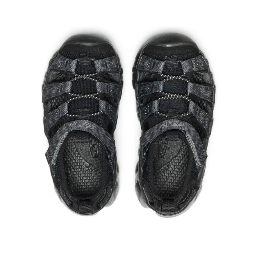 Little Kids' Hyperport H2 Sandal  |  Black/Steel Grey - Image 4