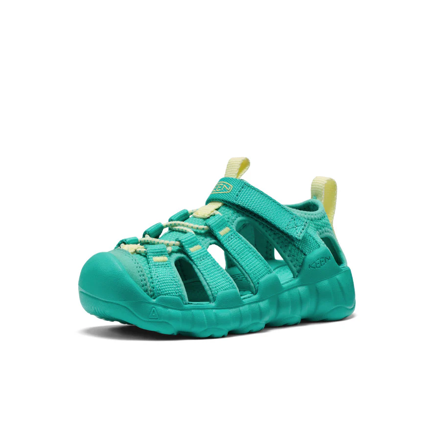 Little Kids' Hyperport H2 Sandal  |  Bright Aqua/Wax Yellow - Image 3