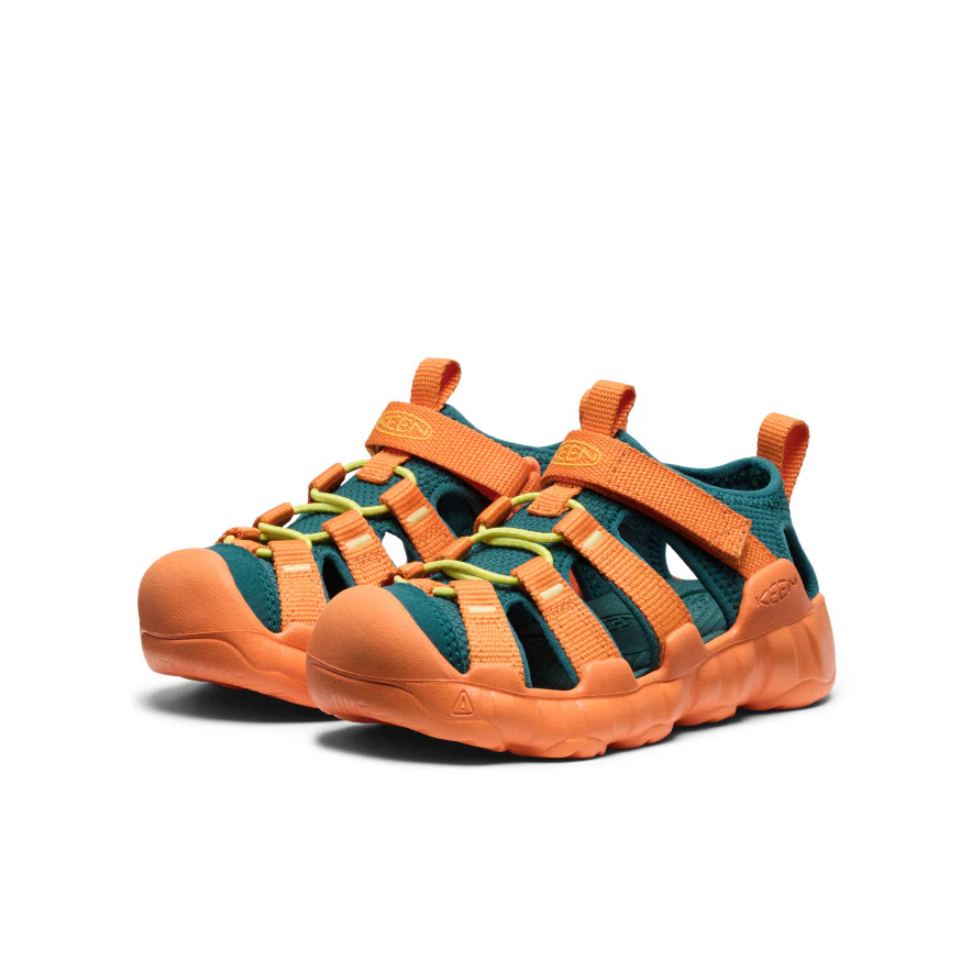 Little Kids' Hyperport H2 Sandal  |  Mediterranea/Orange Peel - Image 2