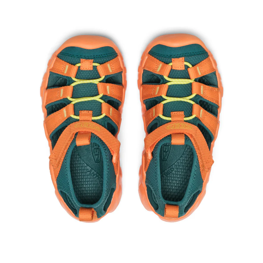 Little Kids' Hyperport H2 Sandal  |  Mediterranea/Orange Peel - Image 4