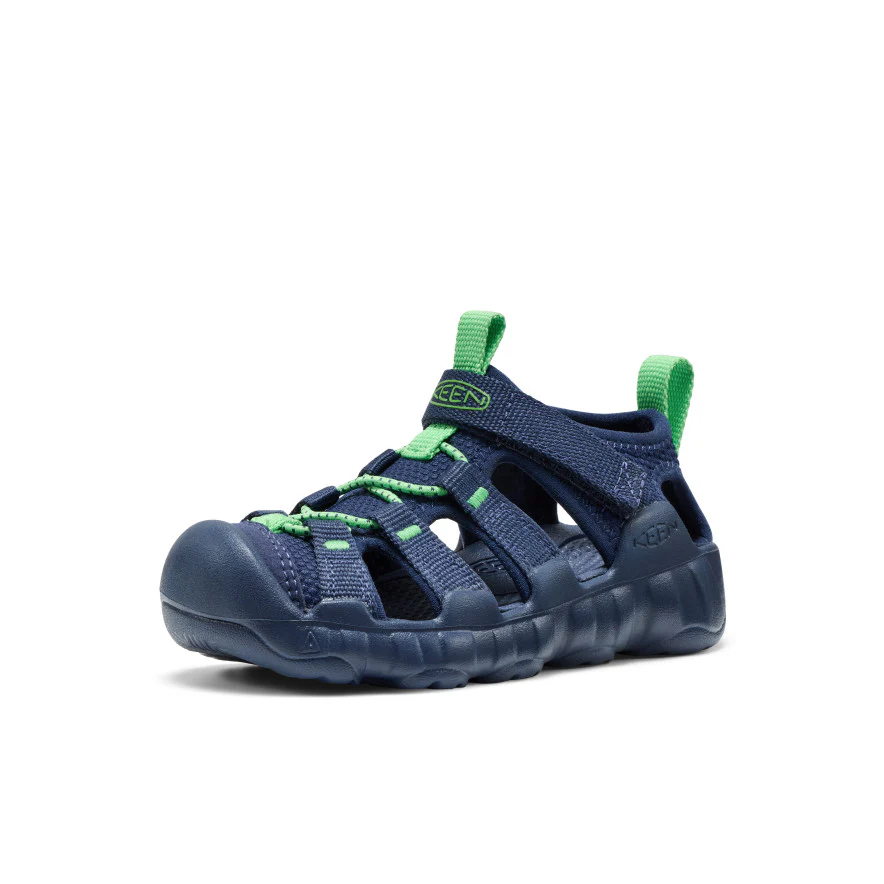 Little Kids' Hyperport H2 Sandal  |  Naval Academy/Vibrant Green - Image 3