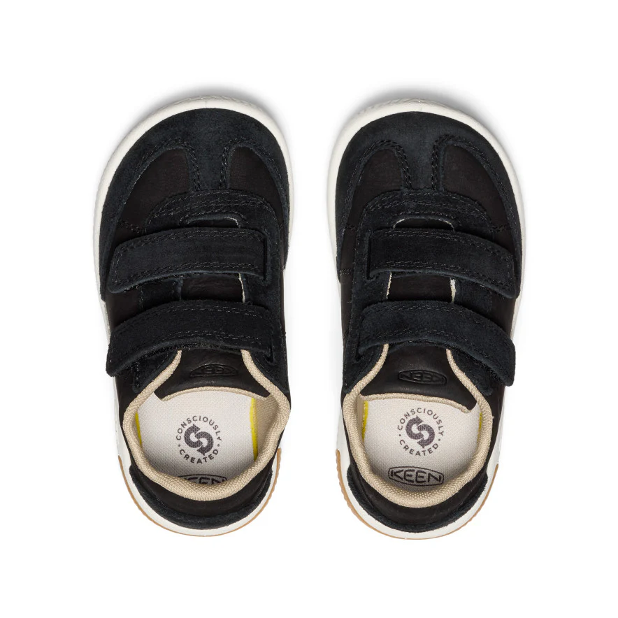 Little Kids' KNX T-Toe Sneaker  |  Black/Star White - Image 4