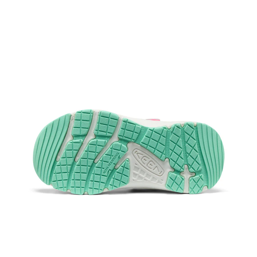 Little Kids' Motozoa Sandal  |  Pink Lemonade/Cabbage - Image 6