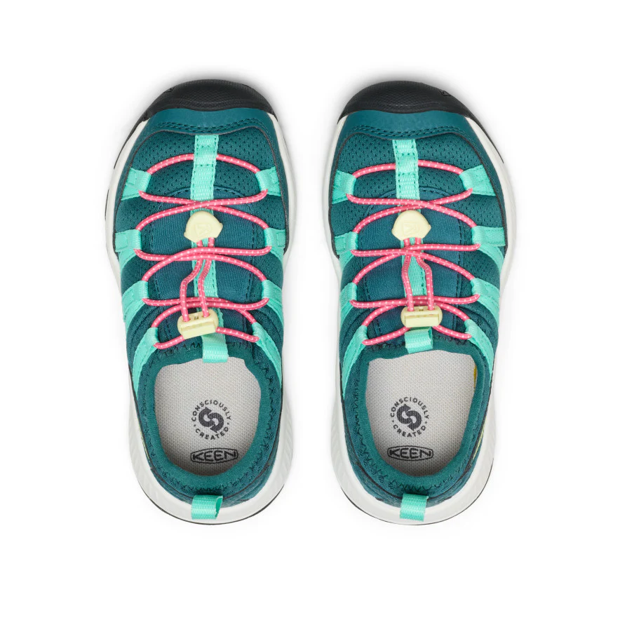 Little Kids' Motozoa Sneaker | Mediterranea/Pink Lemonade - Image 4
