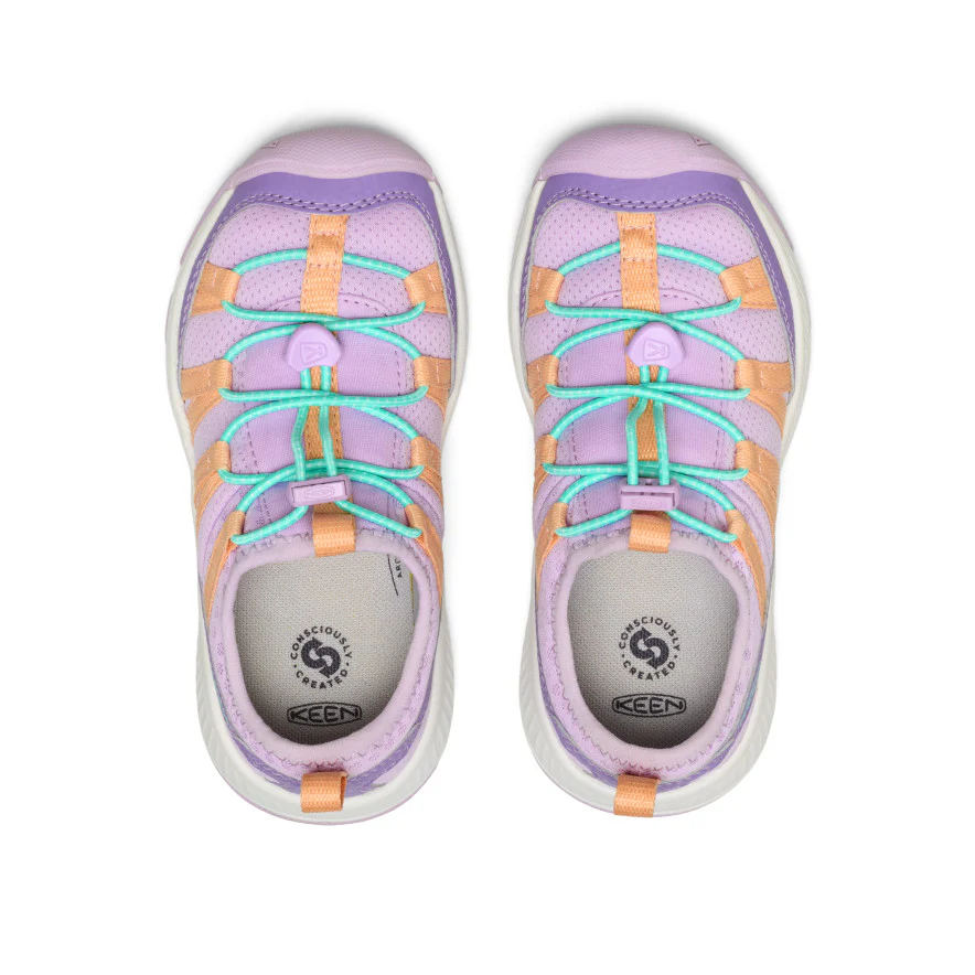 Little Kids' Motozoa Sneaker | Purple Haze/Peach Fuzz - Image 4