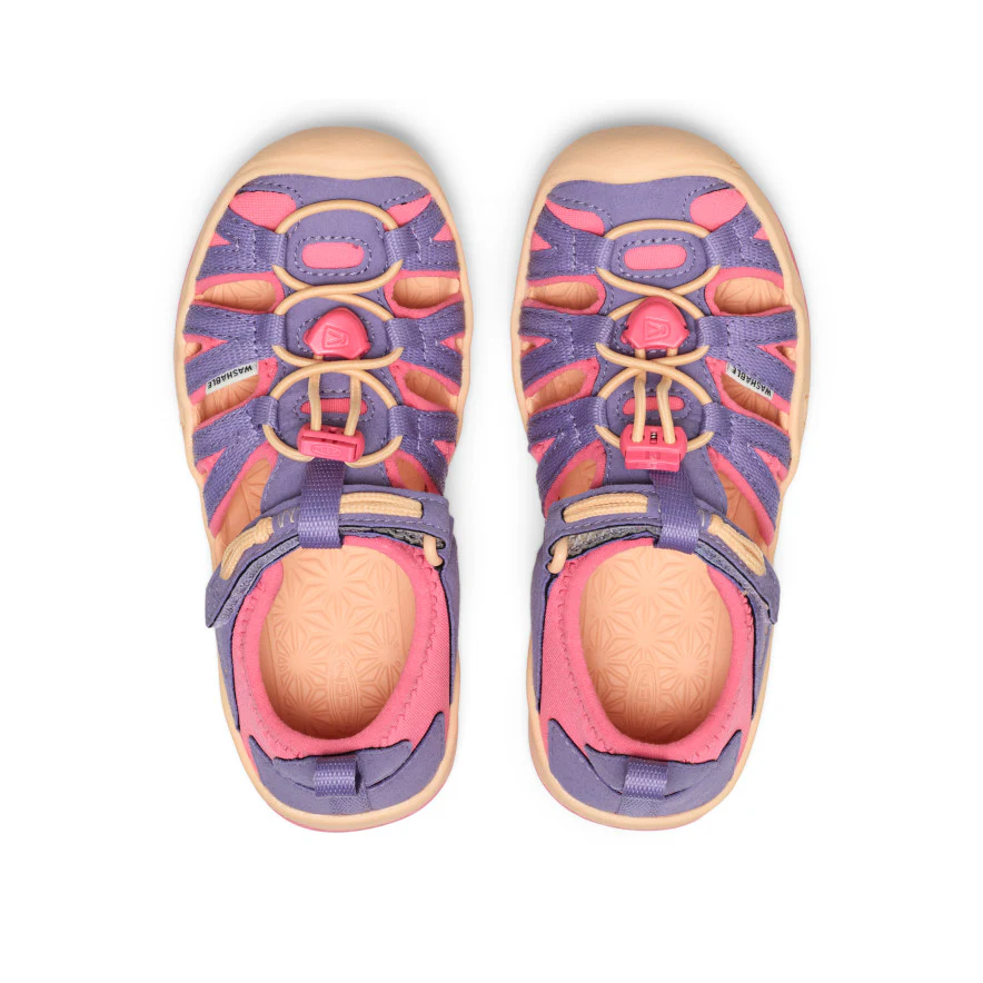 Little Kids' Moxie Sandal | Purple Haze/Pink Lemonade - Image 4