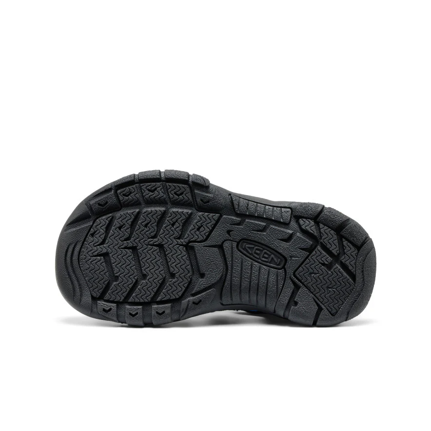 Little Kids' Newport Boundless Sandal  |  Black/Precious Blue - Image 6